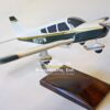 Model of Piper PA-28 Cherokee with detailed craftsmanship.